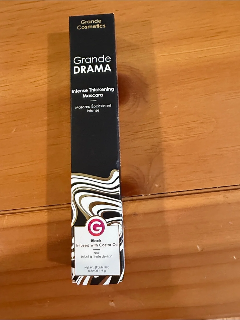 Grande Cosmetics GrandeDRAMA Intense Thickening Mascara - Black Brand New